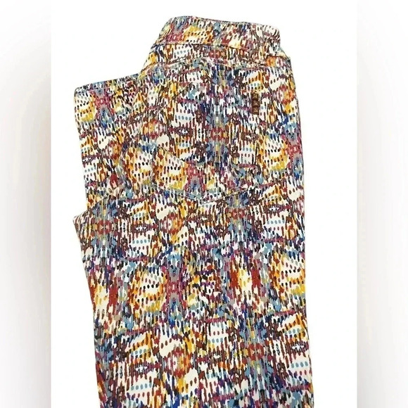 ❤️ 2/$11 Kardashian Kollection Multi Colored Skinny Ankle Jeans Pants Womens 6 - Picture 12 of 12
